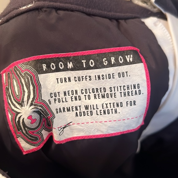 Spyder Olympia Insulated Ski Pants in White Size 12 - Picture 7 of 9